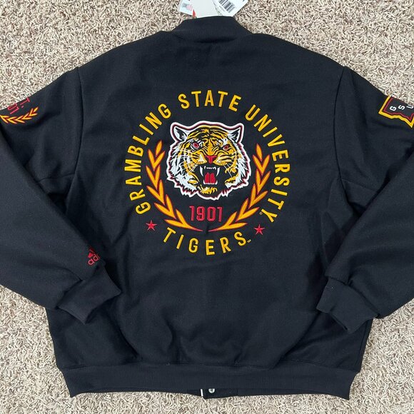 Adidas Grambling State University Tigers Dugout Jacket IU4742, Men's 2XL (New) - Picture 2 of 16